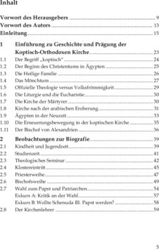 Inhaltsverzeichnis