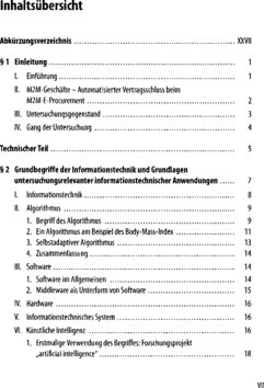 Inhaltsverzeichnis 1