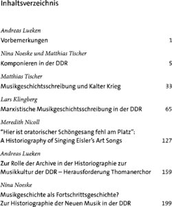 Inhaltsverzeichnis 1