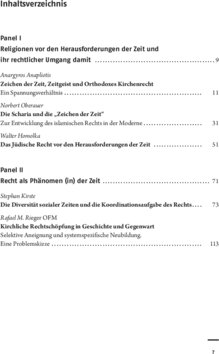 Inhaltsverzeichnis
