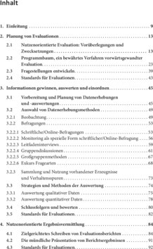 Inhaltsverzeichnis