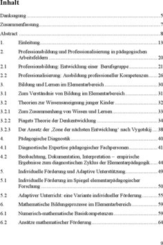 Inhaltsverzeichnis