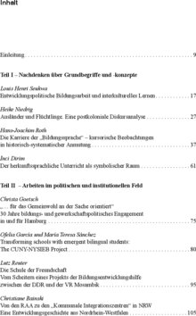 Inhaltsverzeichnis