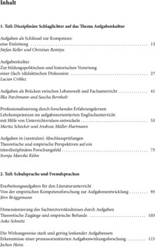 Inhaltsverzeichnis