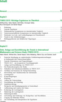 Inhaltsverzeichnis