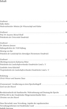 Inhaltsverzeichnis