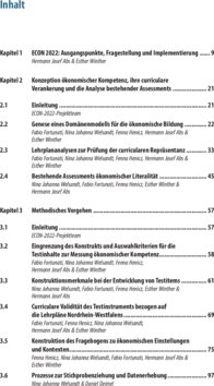Inhaltsverzeichnis