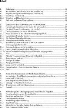 Inhaltsverzeichnis