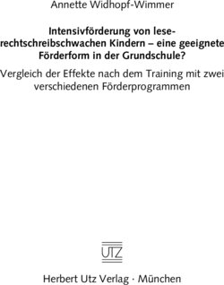 Inhaltsverzeichnis