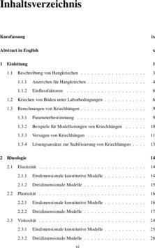 Inhaltsverzeichnis