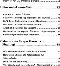 Inhaltsverzeichnis 1