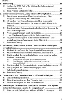 Inhaltsverzeichnis