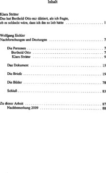 Inhaltsverzeichnis