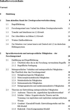 Inhaltsverzeichnis