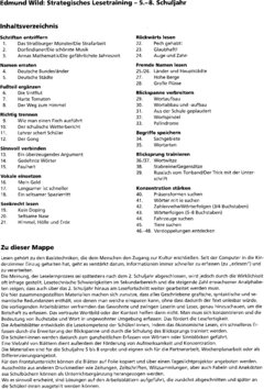 Inhaltsverzeichnis