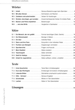 Inhaltsverzeichnis