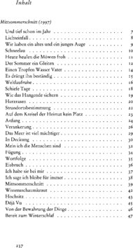 Inhaltsverzeichnis - Buch.