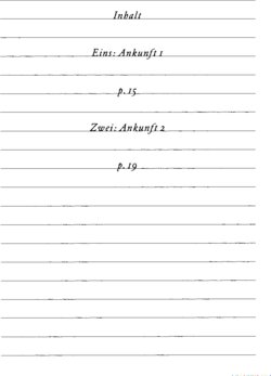 Inhaltsverzeichnis 1
