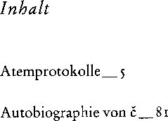 Inhaltsverzeichnis 1