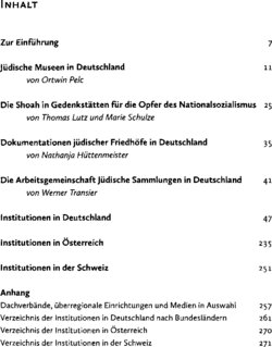 Inhaltsverzeichnis 1