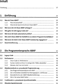 Inhaltsverzeichnis 1
