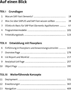 Inhaltsverzeichnis 1