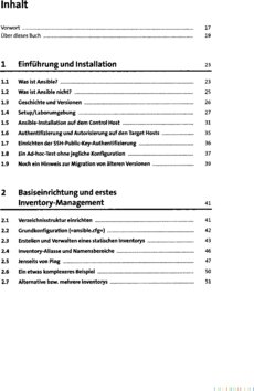 Inhaltsverzeichnis 1