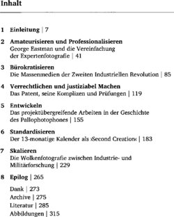 Inhaltsverzeichnis 1