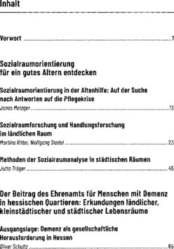 Inhaltsverzeichnis 1