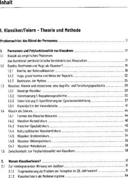 Inhaltsverzeichnis 1