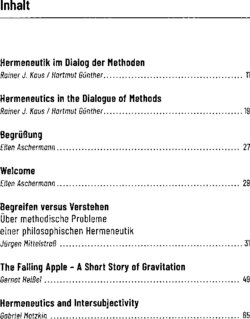 Inhaltsverzeichnis 1