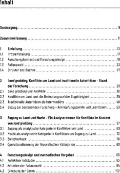 Inhaltsverzeichnis 1