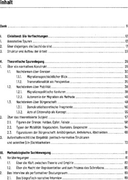 Inhaltsverzeichnis 1