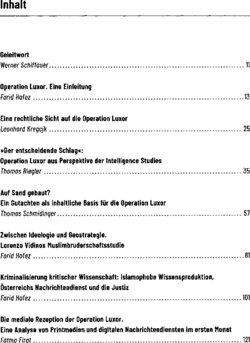 Inhaltsverzeichnis 1