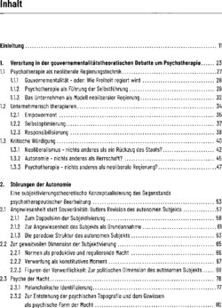Inhaltsverzeichnis 1