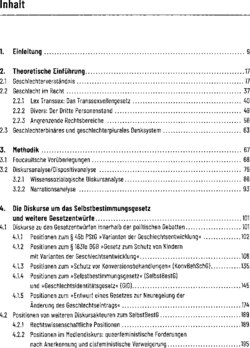 Inhaltsverzeichnis 1