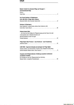 Inhaltsverzeichnis 1
