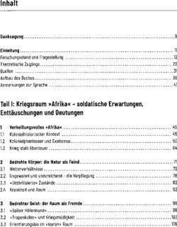 Inhaltsverzeichnis 1