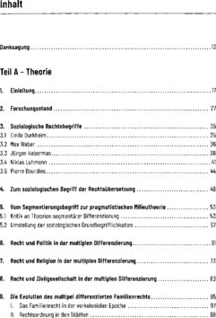 Inhaltsverzeichnis 1