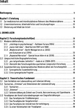 Inhaltsverzeichnis 1