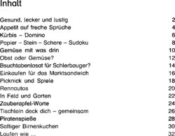 Inhaltsverzeichnis - Kochen, Spielen, Rätseln : ab 2. Klasse / [Autorin dieses H.: Angelika Schuberg-Ahrens]
