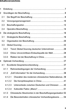 Inhaltsverzeichnis