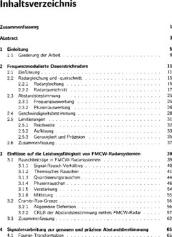 Inhaltsverzeichnis 1