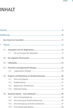 Inhaltsverzeichnis