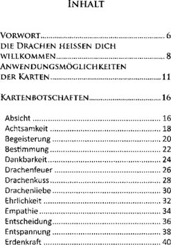 Inhaltsverzeichnis 1