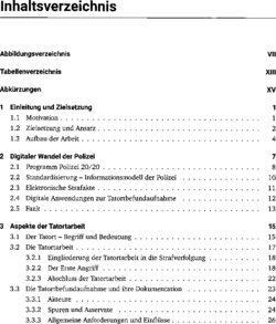 Inhaltsverzeichnis 1