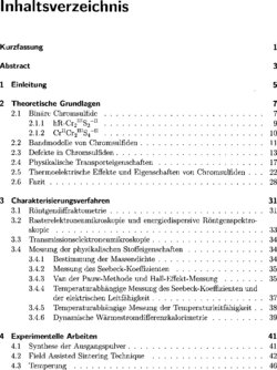 Inhaltsverzeichnis 1