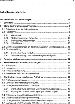 Inhaltsverzeichnis 1