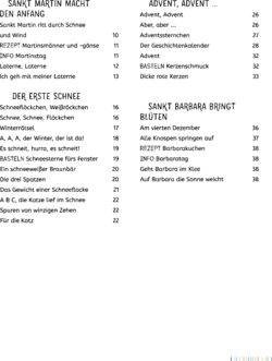 Inhaltsverzeichnis 1