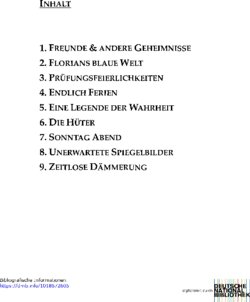 Inhaltsverzeichnis - Florians Welt - Teil 1.